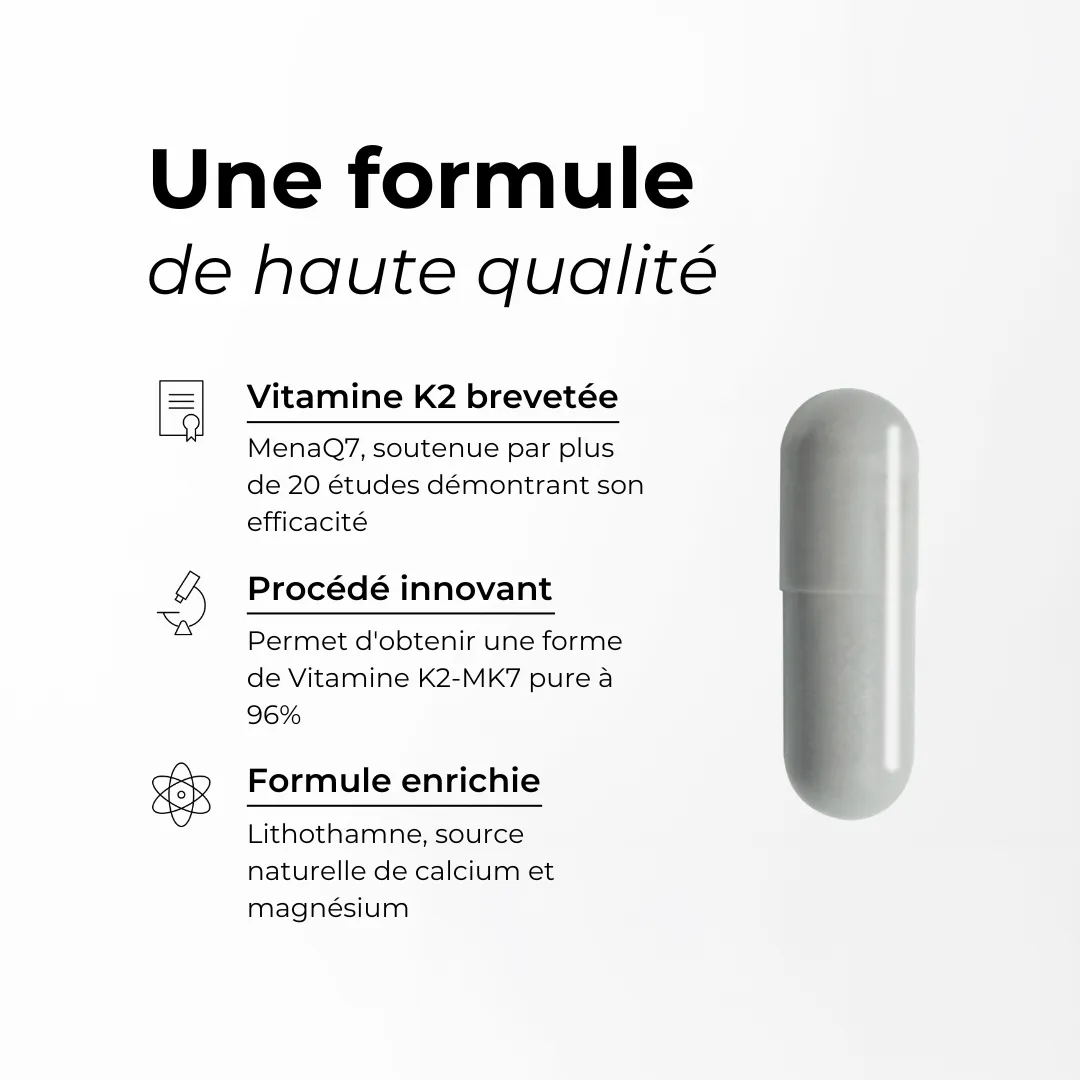 Formula de calidad Vitamina K2