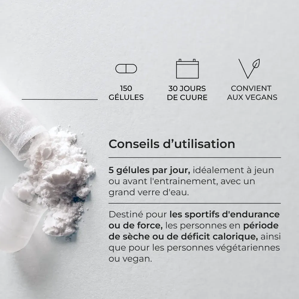 Conseils d'utilisation du BCAA 4:1:1 Cuure