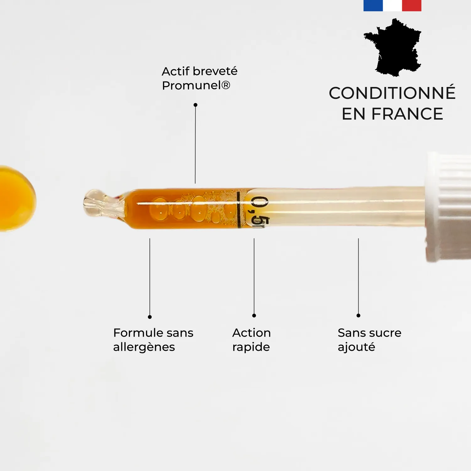 Boost Immunité, actif breveté Promunel et conditionnement en France