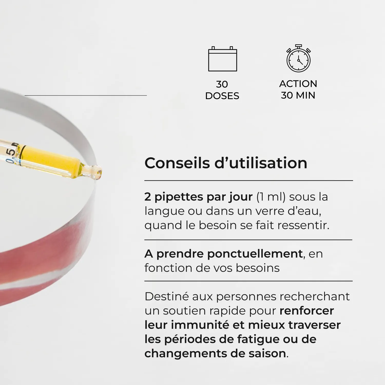 Boost Immunité, conseils d'utilisation