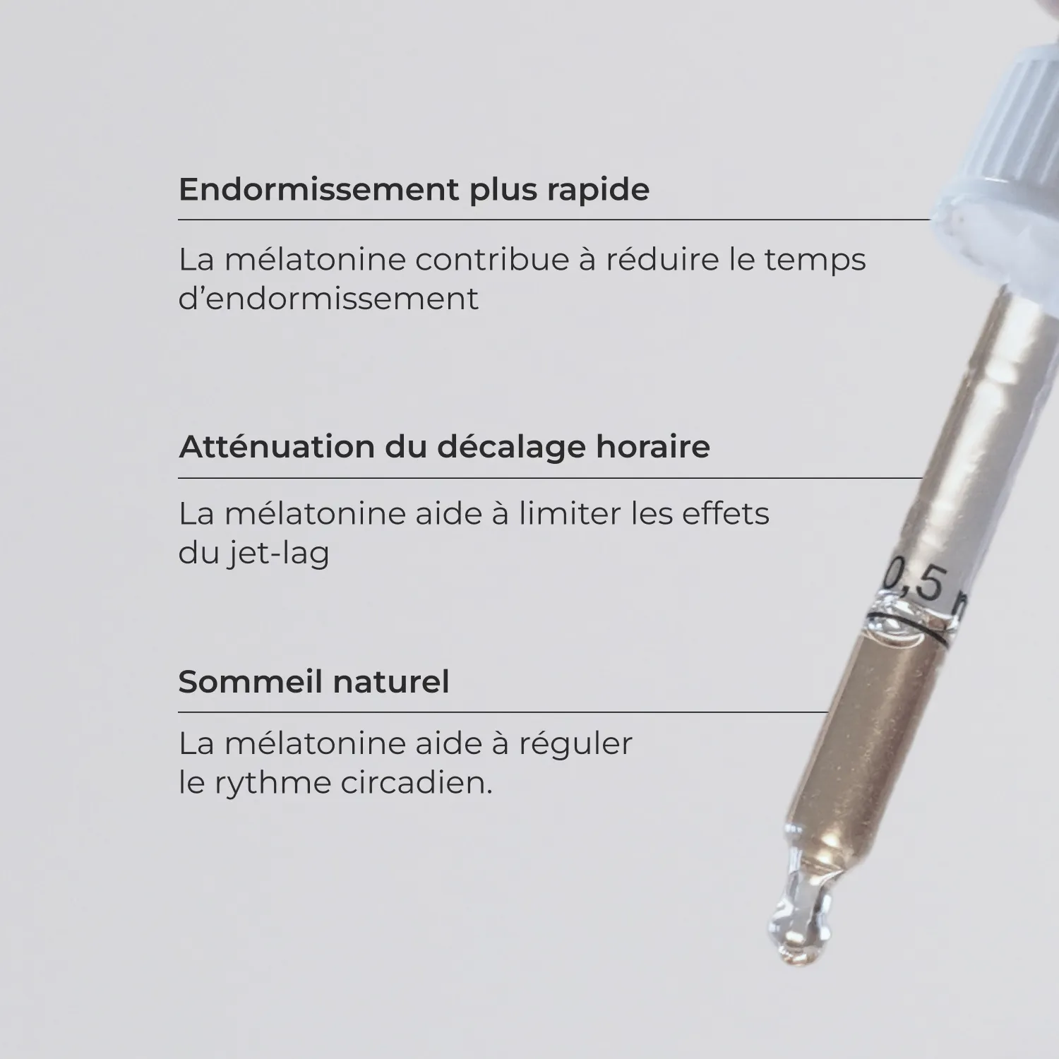 Boost Sommeil, bienfaits de la mélatonine