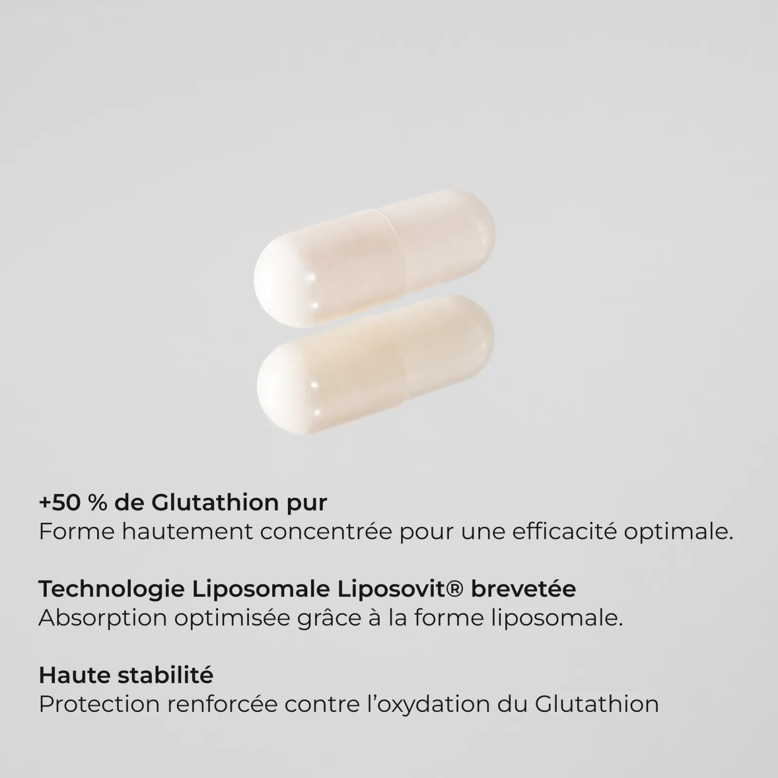 Glutathion Liposomal, qualité