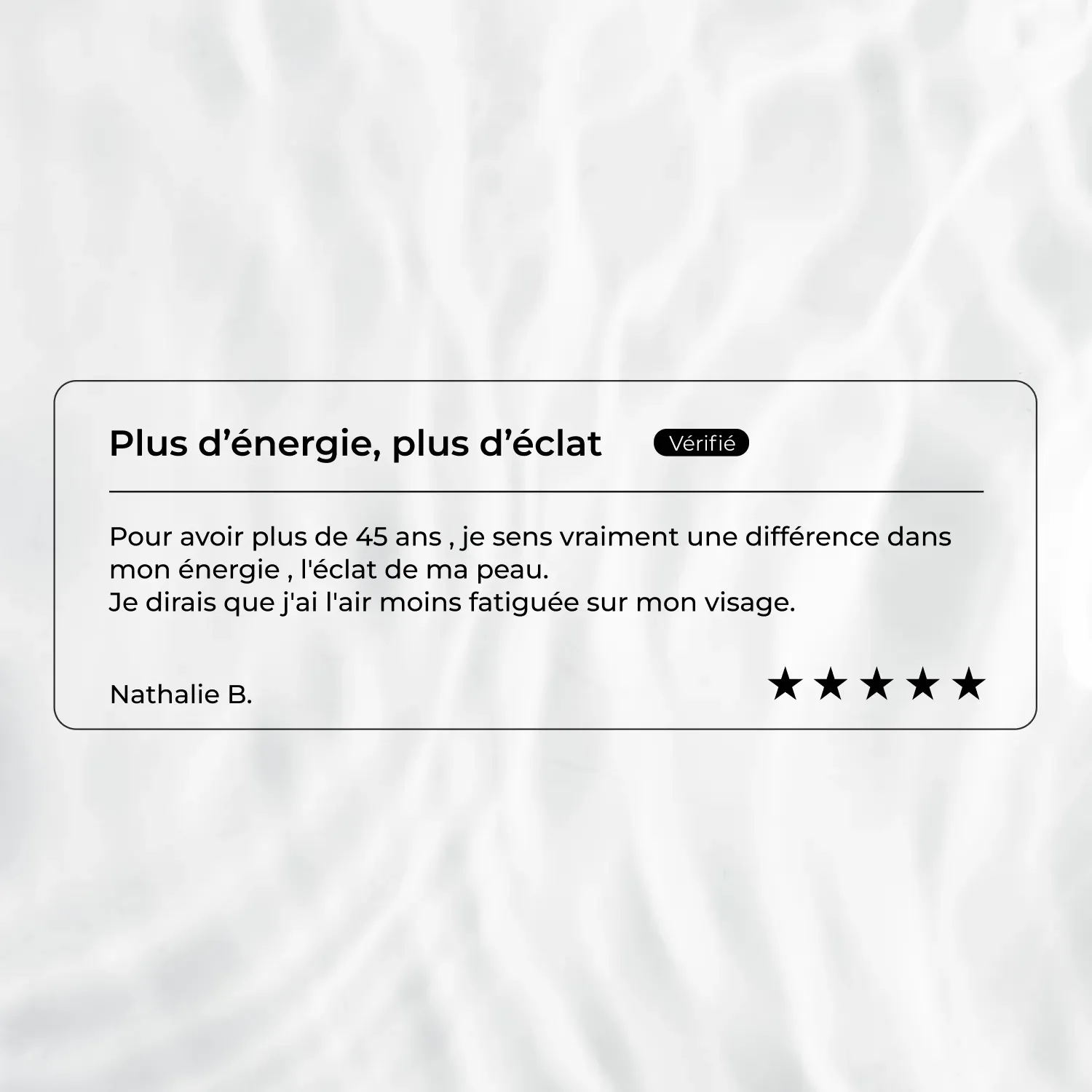 Avis client sur la Coenzyme Q10 Ubiqsome® Cuure