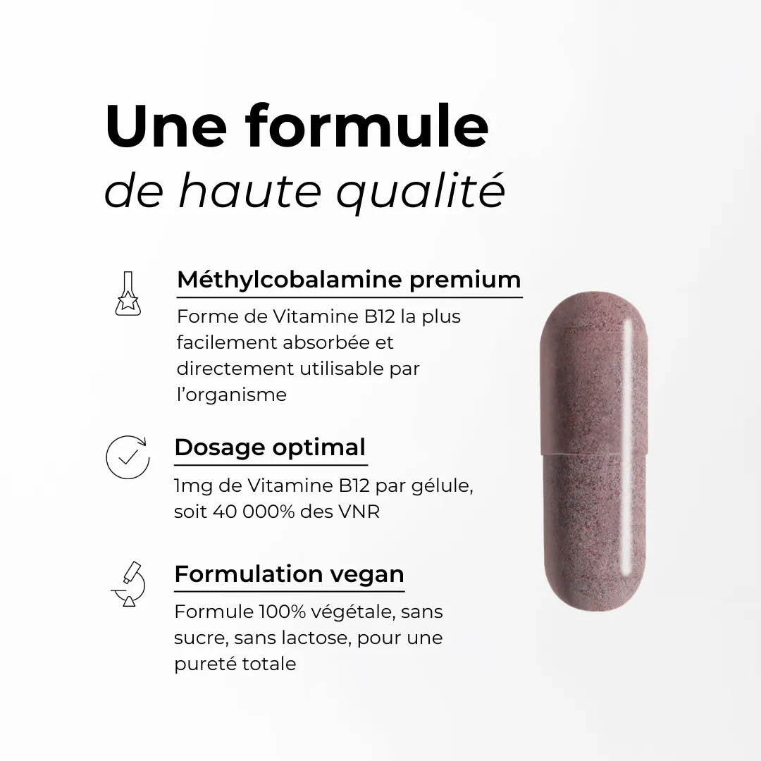 Qualite de la formule Vitamine B12 Cuure