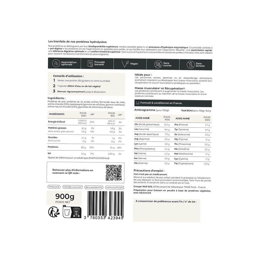 Protéines Hydrolysées #6