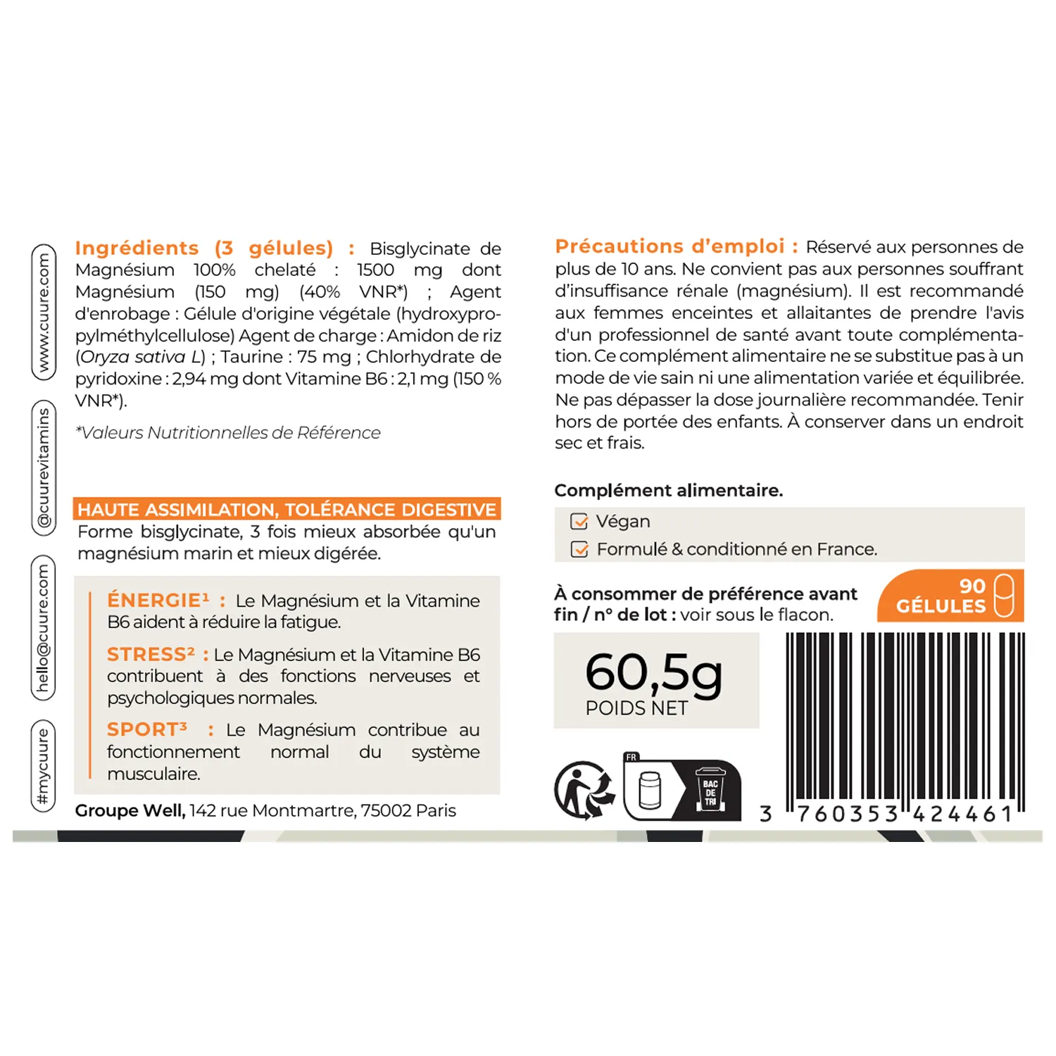 Magnésium Bisglycinate #7