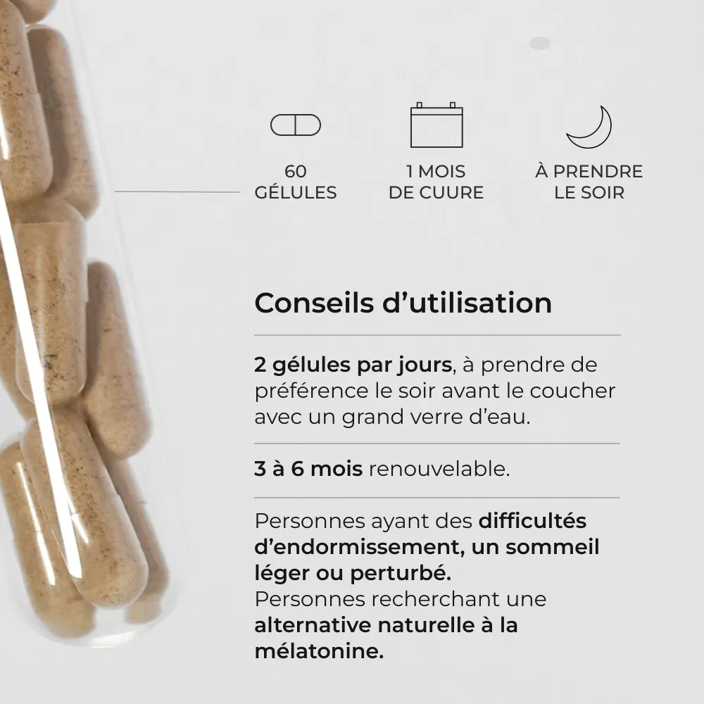 Conseils d'utilisation du Complexe Sommeil