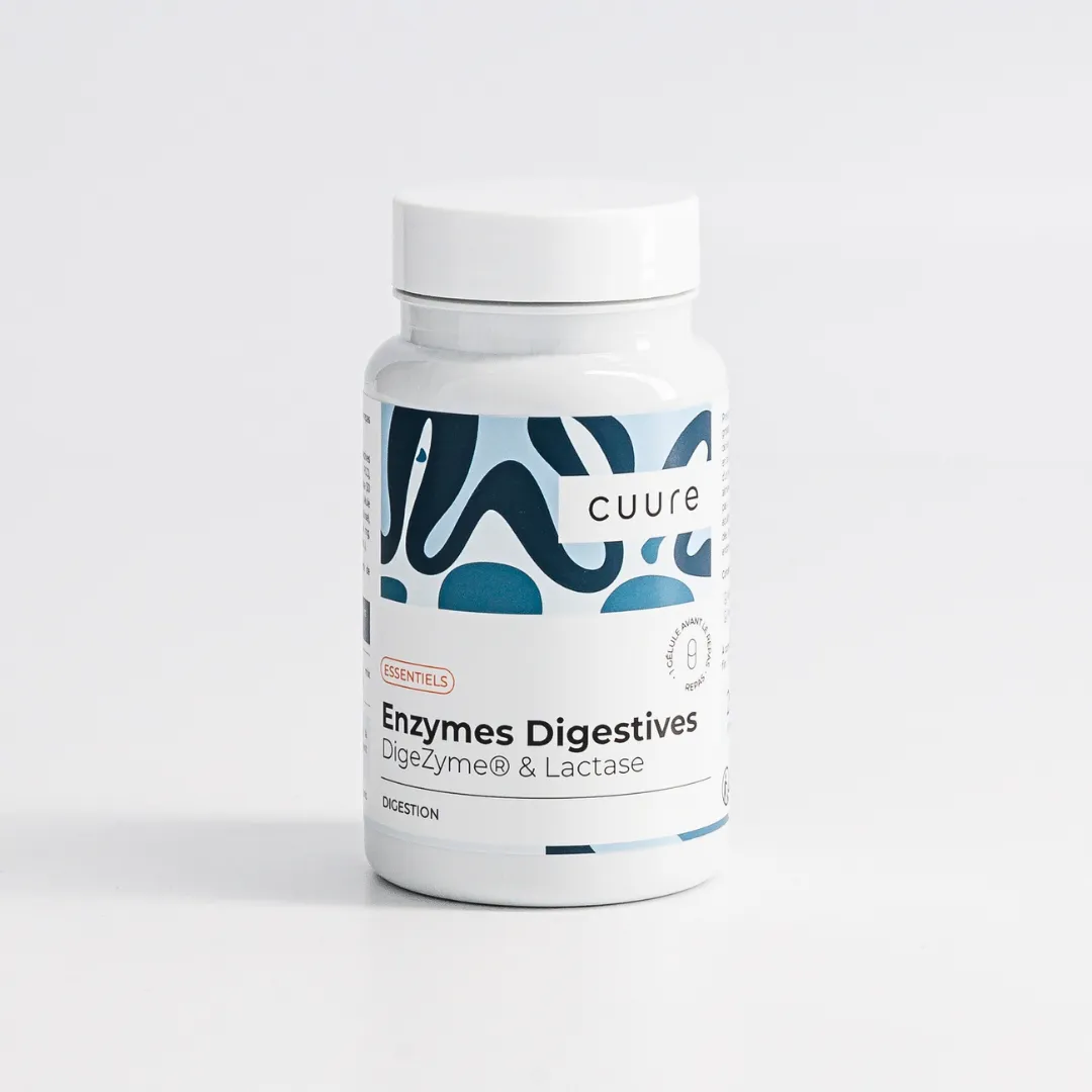 Enzymes Digestives Cuure, packshot flacon