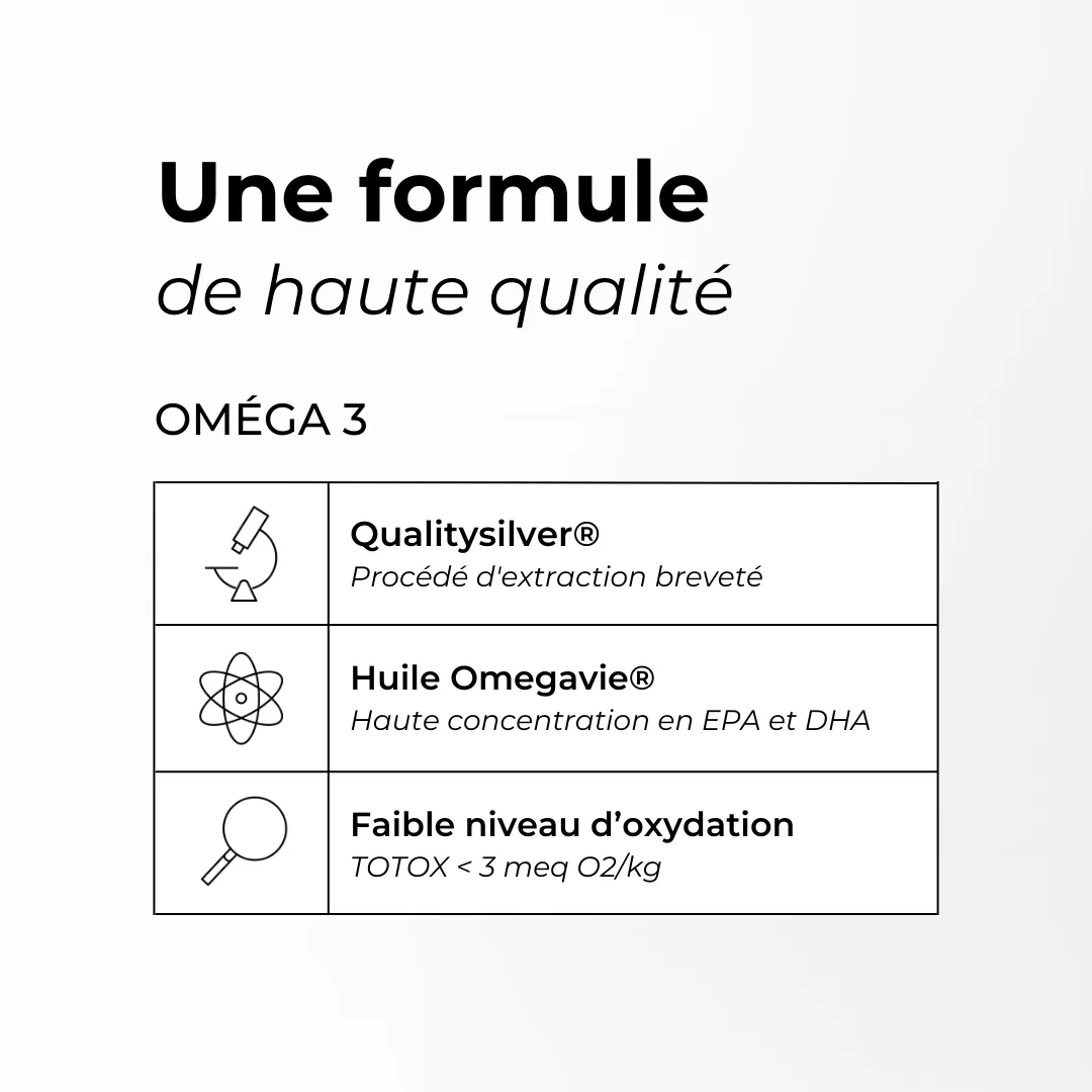 Oméga 3 Cuure, visuel produit