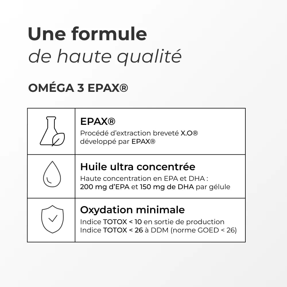 Oméga 3 Cuure, visuel produit