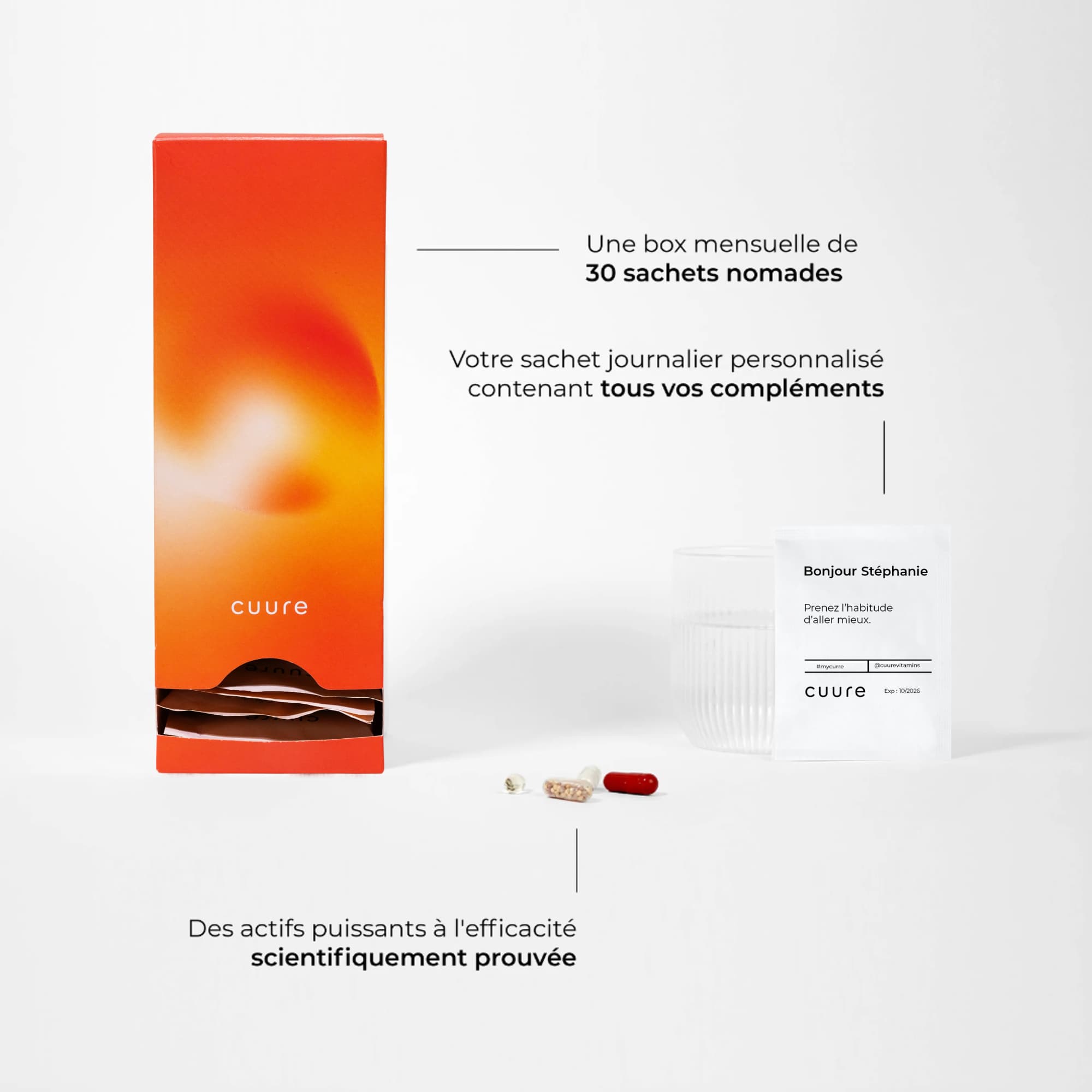 Oméga 3 Cuure, visuel produit