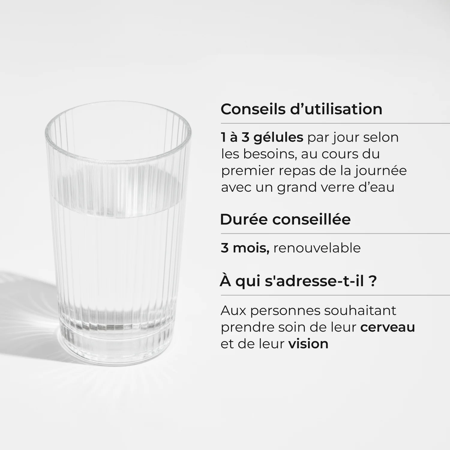Oméga 3 Cuure, visuel produit