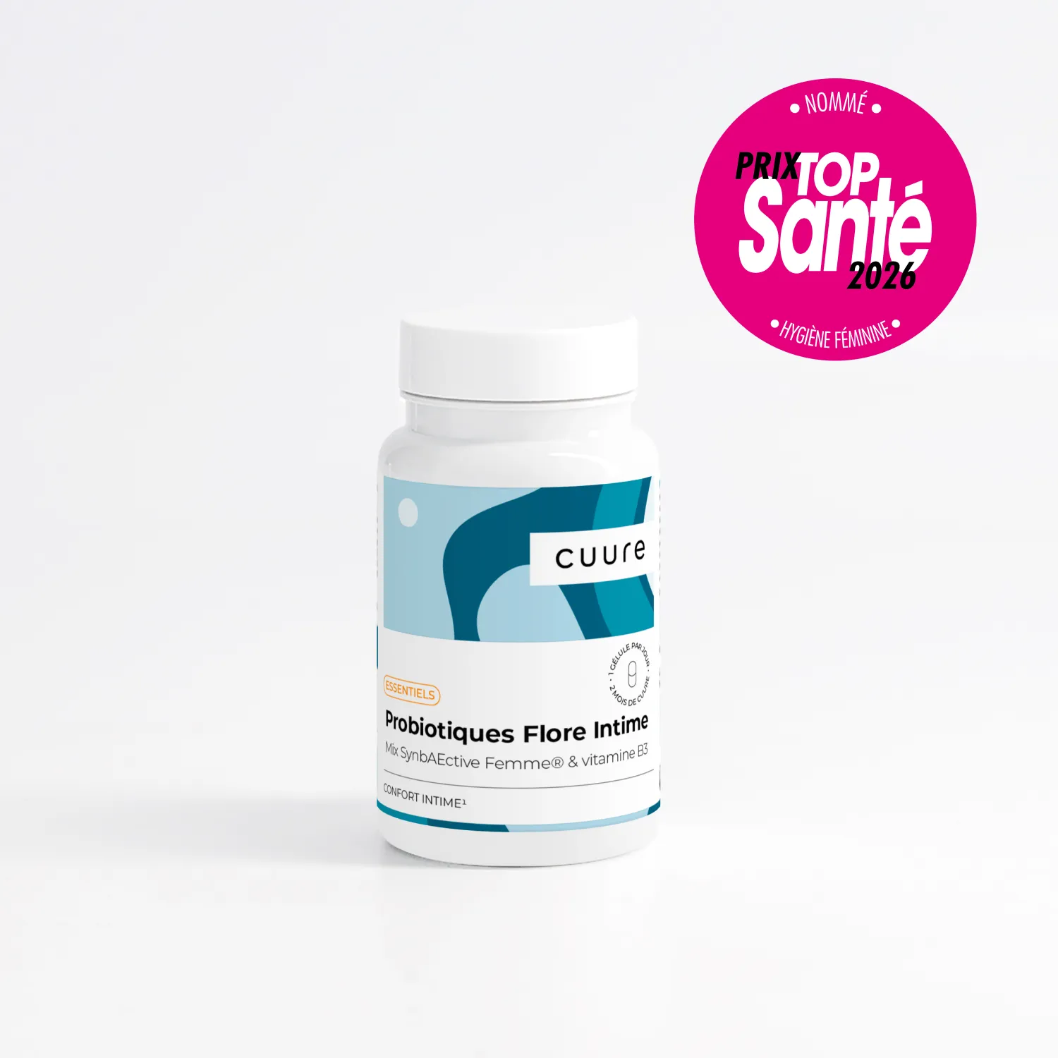 Probiotiques Flore Intime Cuure, packshot flacon