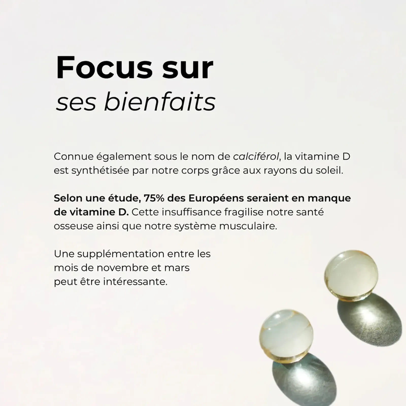 Vitamine D3 Cuure, visuel produit
