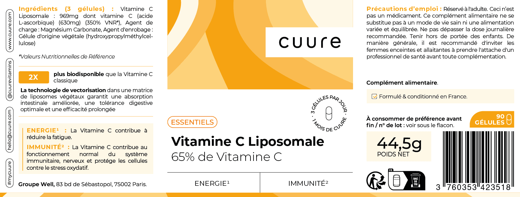 Vitamine C Liposomale